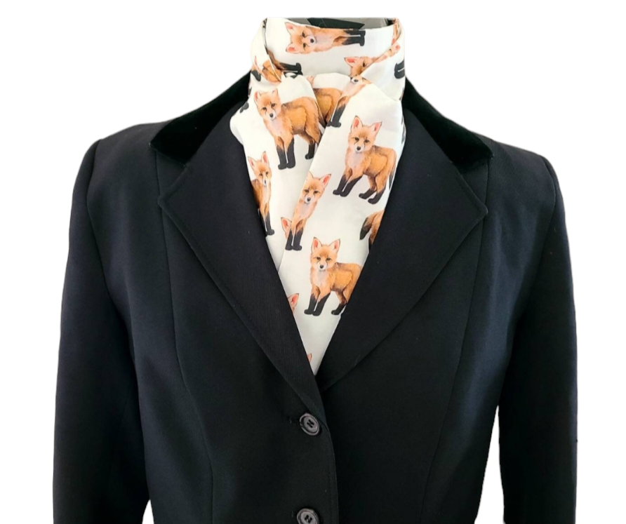 Thumbnail: CALDENE Formal Black Frock, Velvet Collar Hunting Jacket, Approximate Size 38 wo