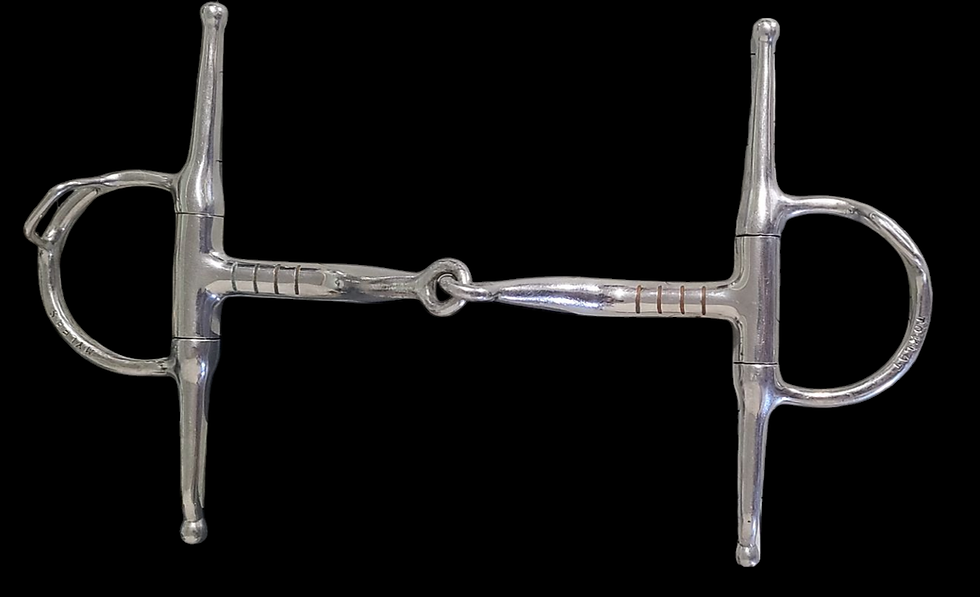 Thumbnail: TOKLAT MYLER Full Cheek with hooks Bit, 6" mouth