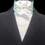 Thumbnail: PRE-TIED Dressage Stock Tie, Royal Teal & Silver