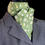 Thumbnail: TRADITIONAL Shaped Flannel Stock Tie, Daisies on Sage Green