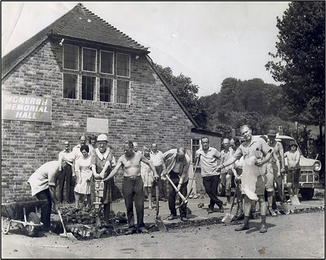 wonersh memorial hall extension build