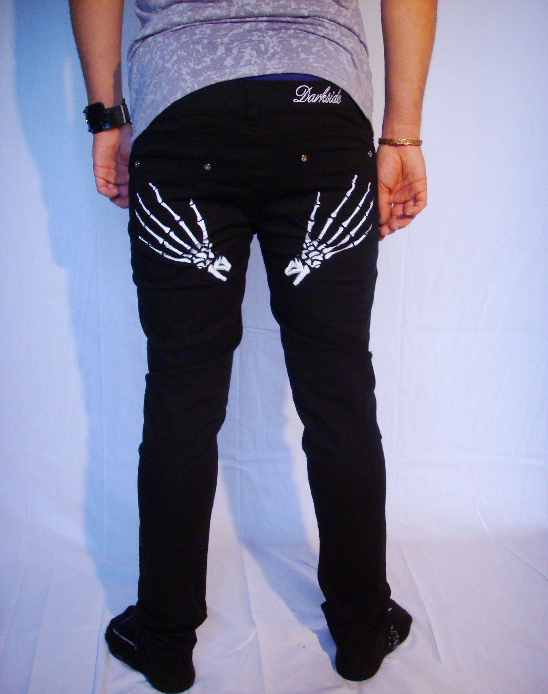 Jeans Skele Hand DARKSIDE