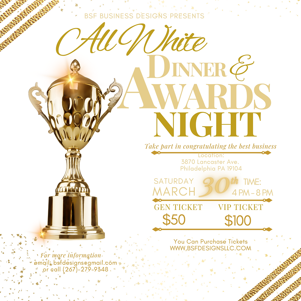 All White Award & Dinner Event