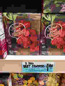 Trader Joes 3 seed beet crackers