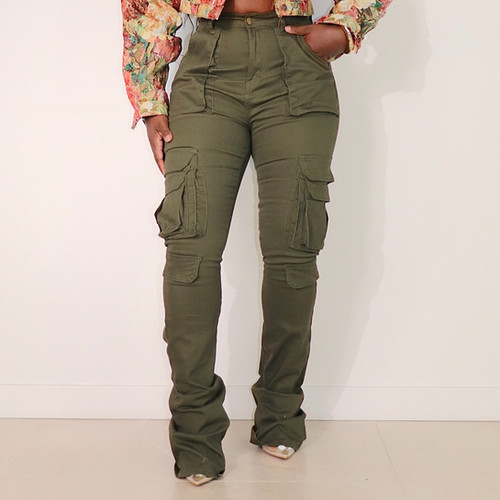 ★2023WT新作★GROVE★KARTELL PANTS Skylar Stacked Cargo Pants | MODERN OPULENCE