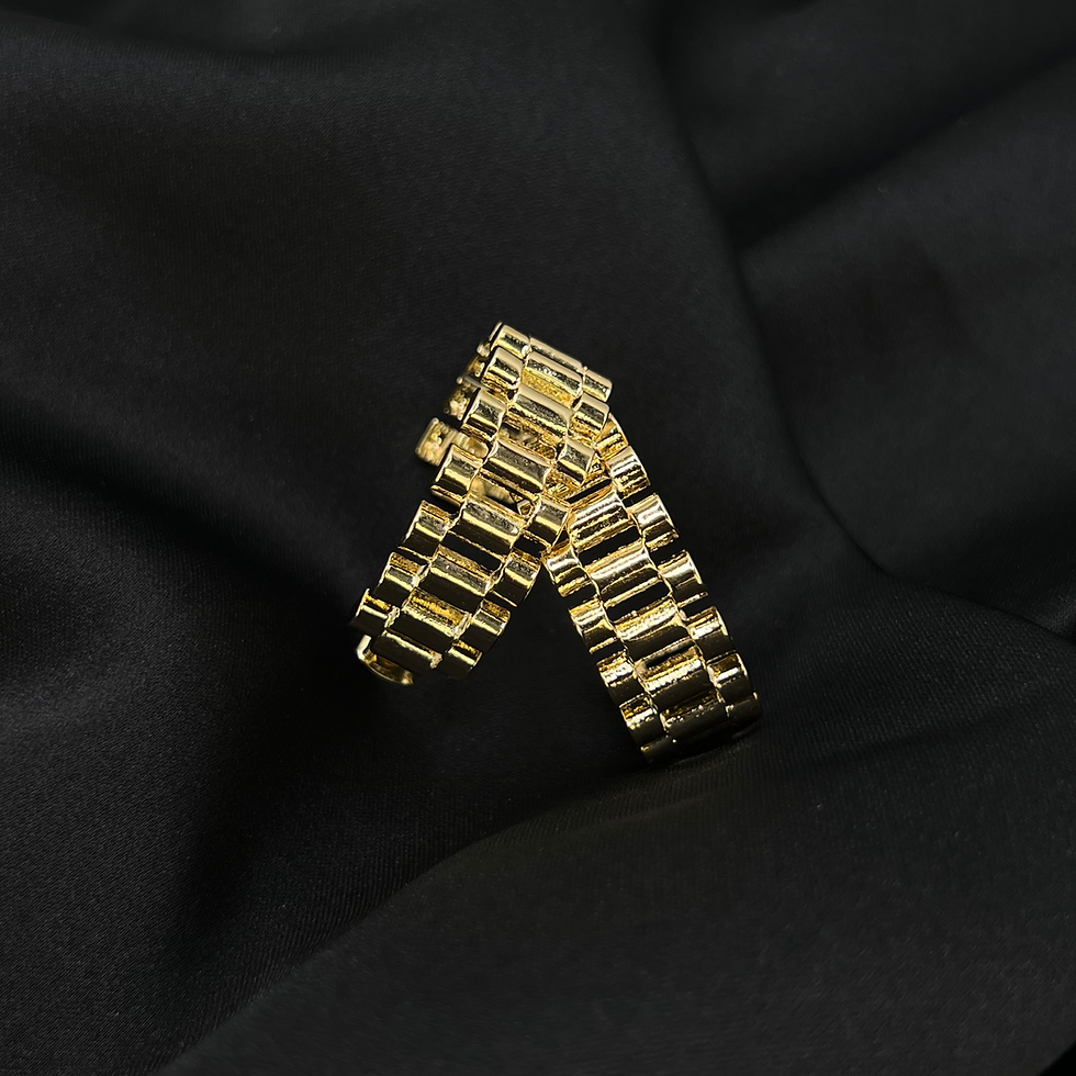 Thumbnail: Athena Watchband Hoops
