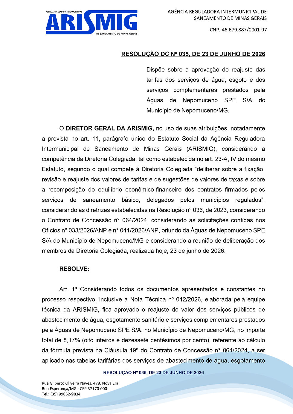 01 - RESOLUÇÃO 035_2026 DC Autorizando o Reaj de Águas de Nepomuceno_page-0001.jpg