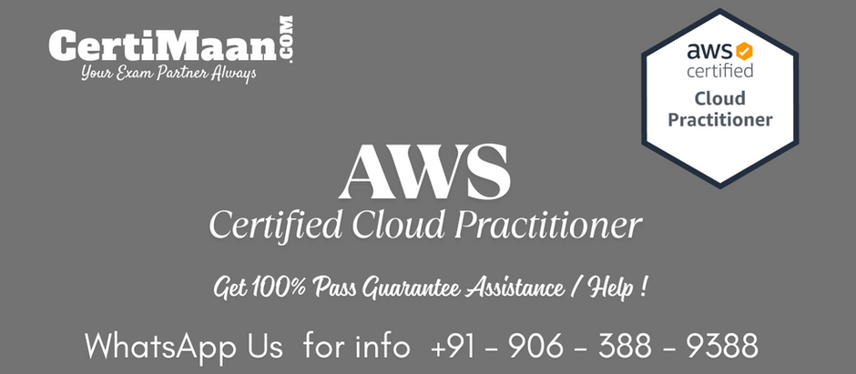 AWS Certified Cloud Practitioner Sample Questions - CertiMaan