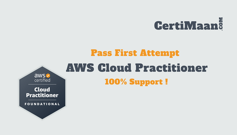 AWS Cloud Practitioner Practice Exam & Real Exam Questions - CertiMaan