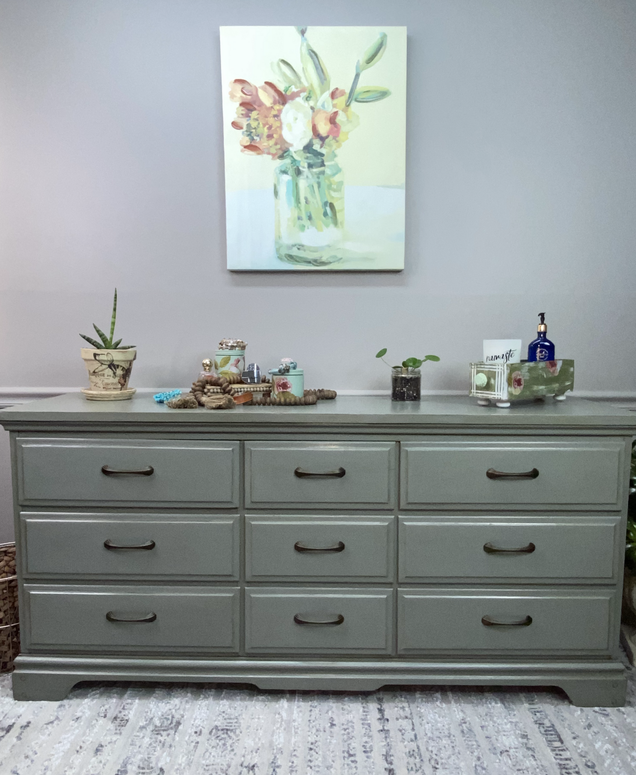 John Cameron Vintage Oak Bureau