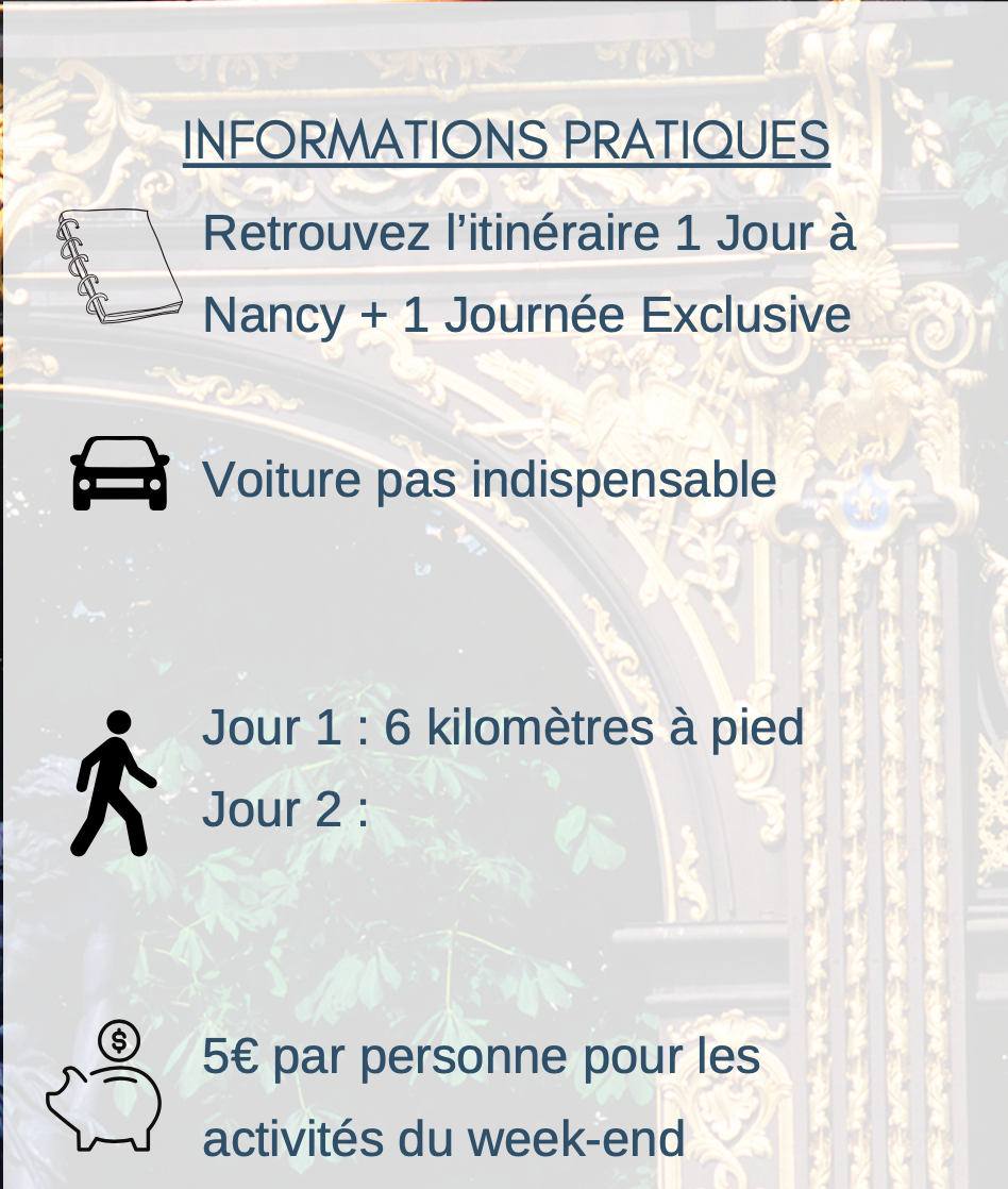 Miniature : Nancy : Votre Week-end d'Évasion Lorraine