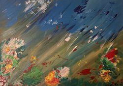 Spaziergang durch die Blumenwege