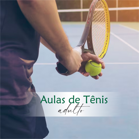 Aulas de tênis para adultos