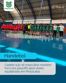 Cadete Sub-16 do Cosmopolitano Mantém Foco nos Playoffs Após Duelo Equilibrado em Piracicaba