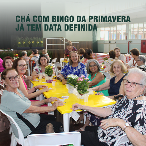 Chá com Bingo já tem data definida