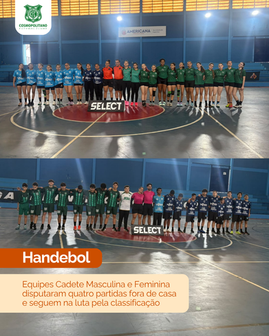 Handebol do Cosmopolitano fecha fim de semana com duas vitórias 