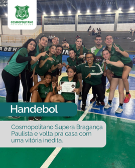 Vitória Inédita: Cosmopolitano Supera Bragança Paulista e Entra na Briga pelo Topo da Liga