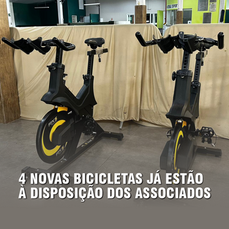 Cosmopolitano adquire novas bicicletas para a sala de musculação