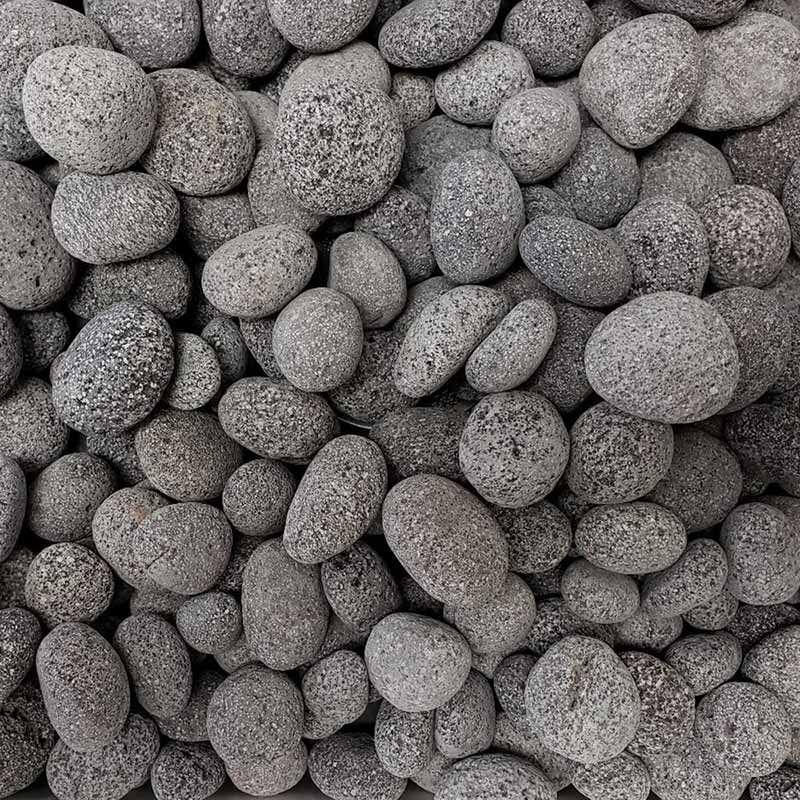 Black Lava Tumbled Rock