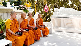 Buddhist wedding blessing ceremony in Da Nang, Vietnam with monk chanting and cultural wedding traditions