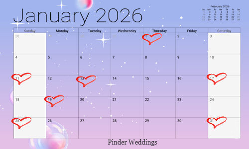 Auspicious Thai Wedding Dates in January 2026