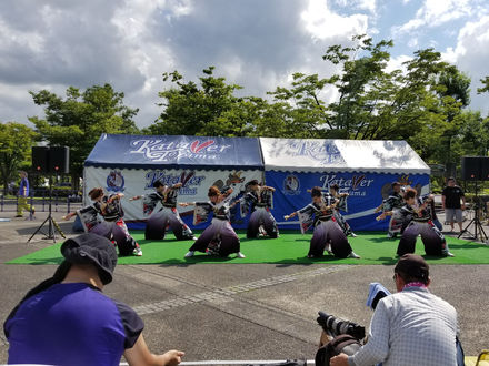 カターレ試合前演舞