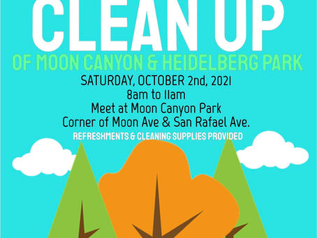 Moon Canyon and Heidelberg Park Cleanup