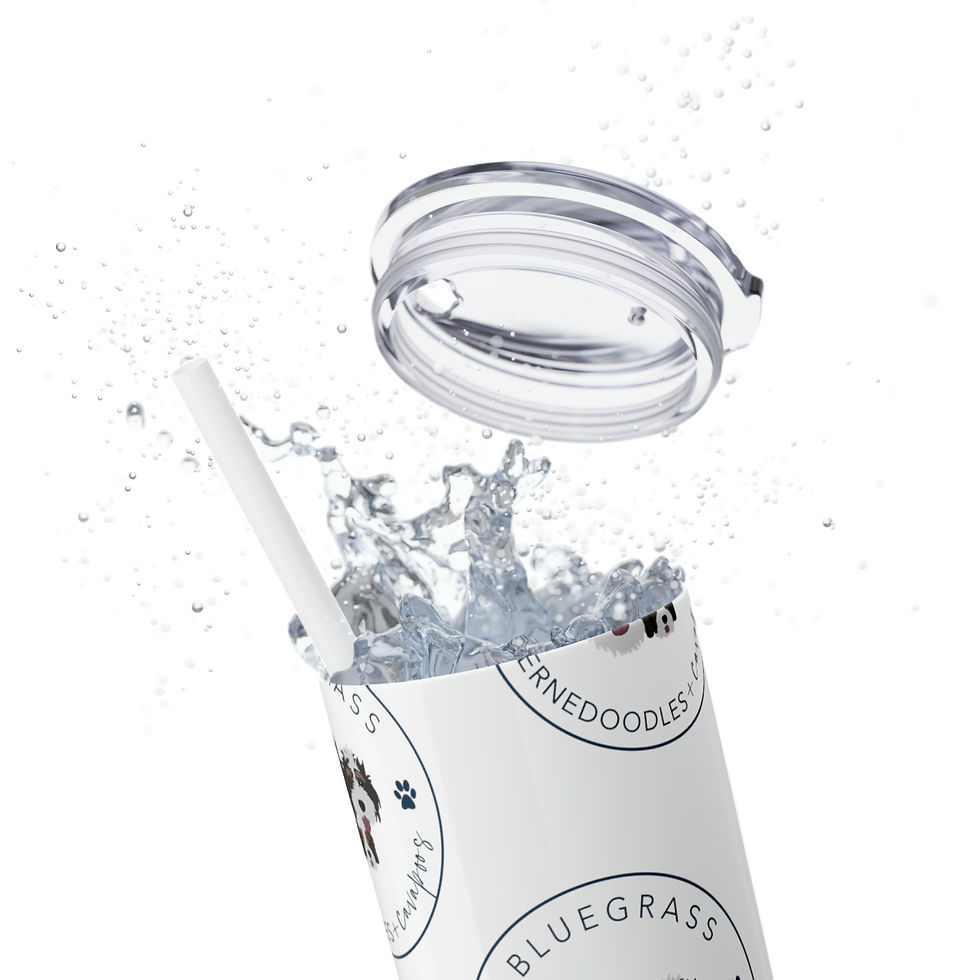 Thumbnail: Bluegrass Bernedoodle Tumbler White