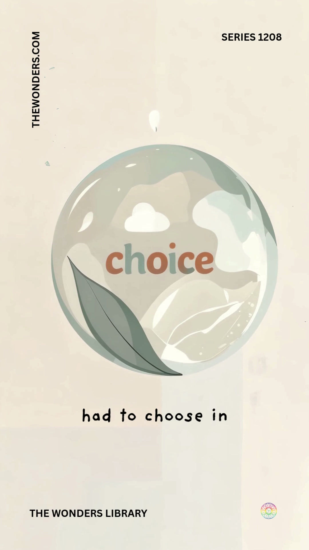 The Necessity Of Choice To Movement - Series 1208