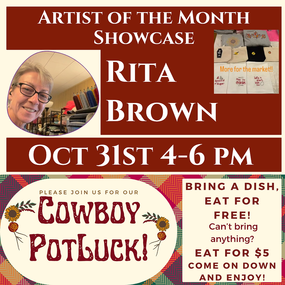 Artist Showcase: Rita Brown and Cowboy Potluck