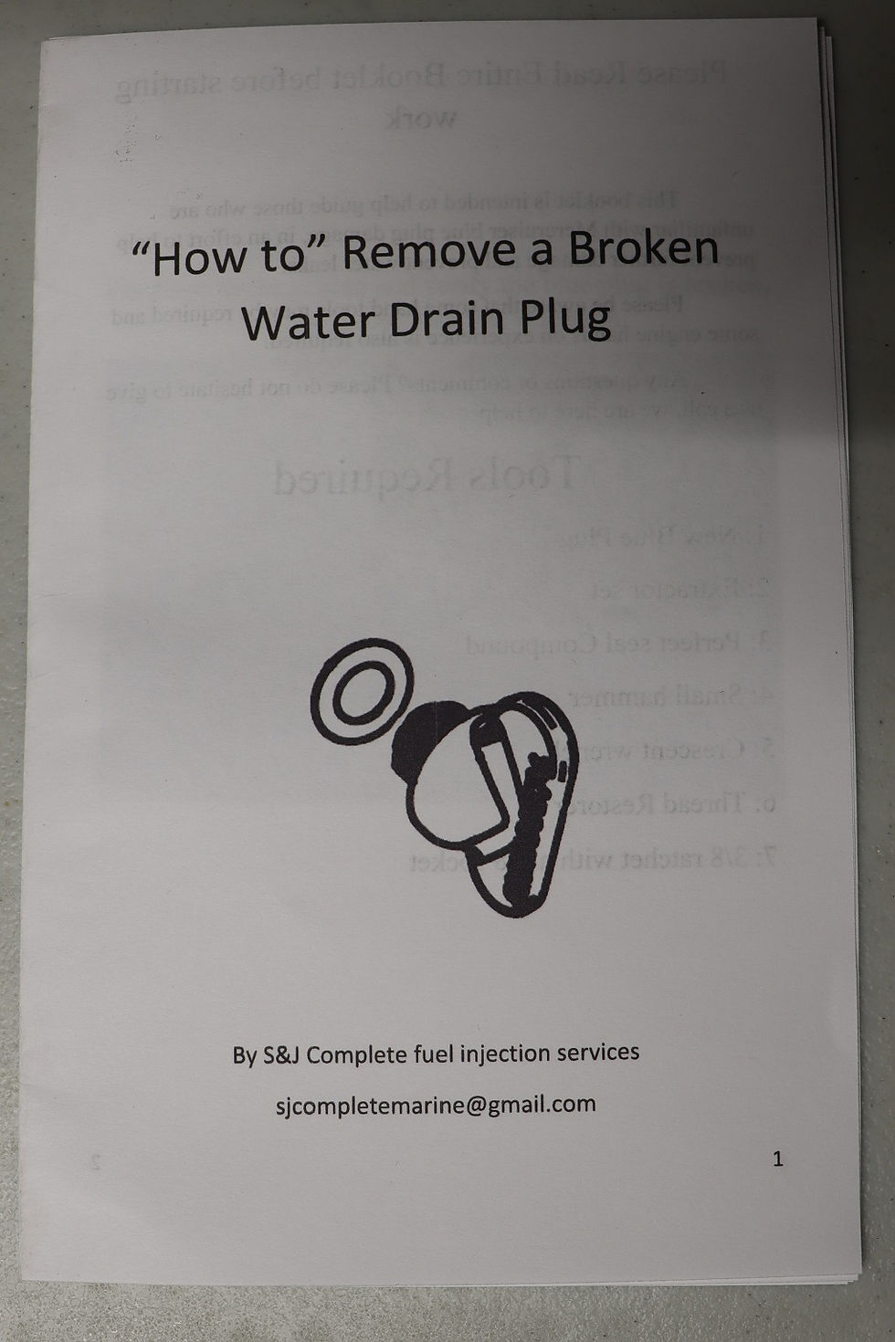 Thumbnail: Blue Plug Extraction Tool Kit (RENTAL ONLY)