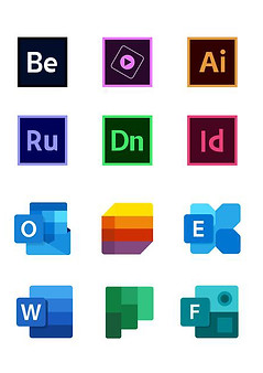 microsoft-office-outlook-exchange-onenote-publisher-excel-etc-adobe-products-acrobat-illus