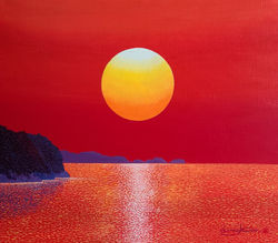 신동권1, 일출-신망애, 45 x 53 cm, 캔버스 위에 아크릴, 20