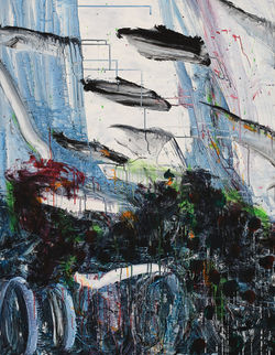 017, 정의철, 흑석동풍경, 116.8 x 91.0 cm, Acrylic, 2021, 600만원