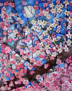 구름에 달 가듯이90.9×72.7㎝Oil on canvas2018