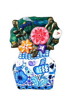 구채연1, 꽃피는 봄, 24.0 x 33