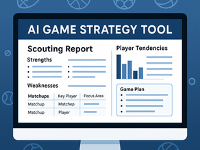 AI Scouting & Game Strategy Tool for Coaches: Build Game Plans in Minutes