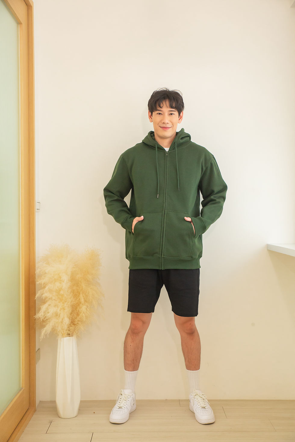 Thumbnail: TOP HOODIE TH03 亞規保暖刷毛連帽拉鍊外套