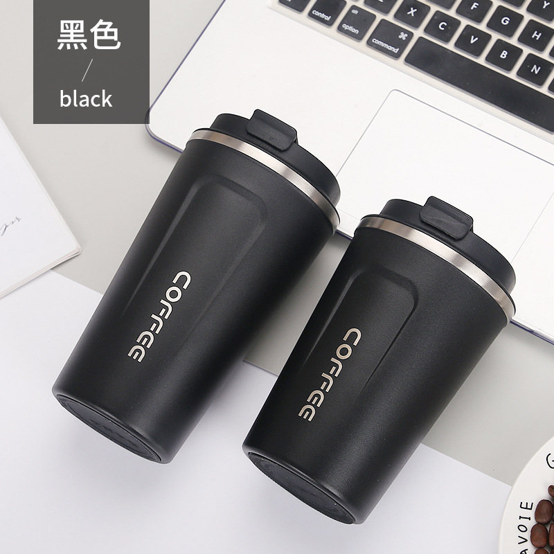 保溫杯304不銹鋼咖啡杯真空辦公創意水杯戶外車載(含轉印) 4