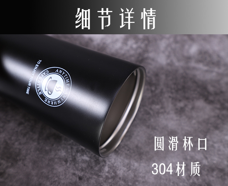 便攜304不銹鋼保溫杯創意禮品手提咖啡車載杯子(含轉印) 4