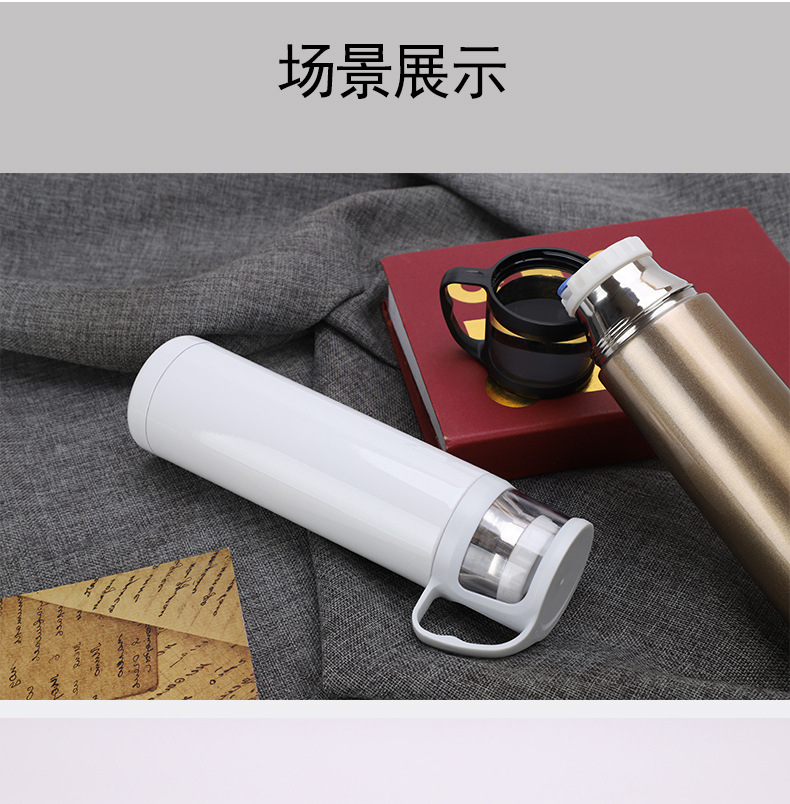 新款透明蓋不銹鋼保溫杯批發時尚創意車載水杯(含轉印) 9