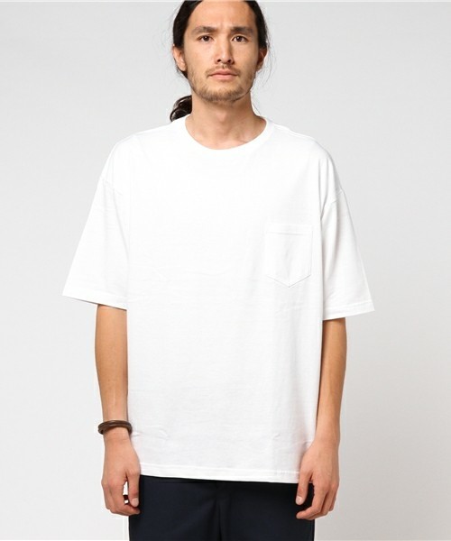 United Athle 3500801 5.6oz 寬版口袋T恤 5