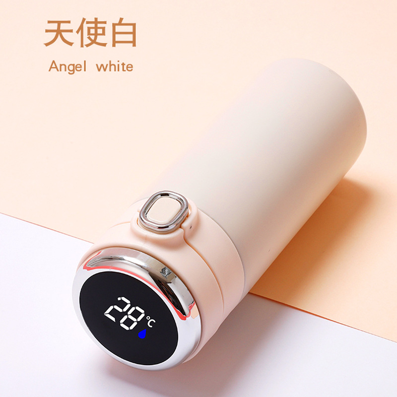 創意不銹鋼304真空保溫杯智能測溫瓶(含轉印) 4