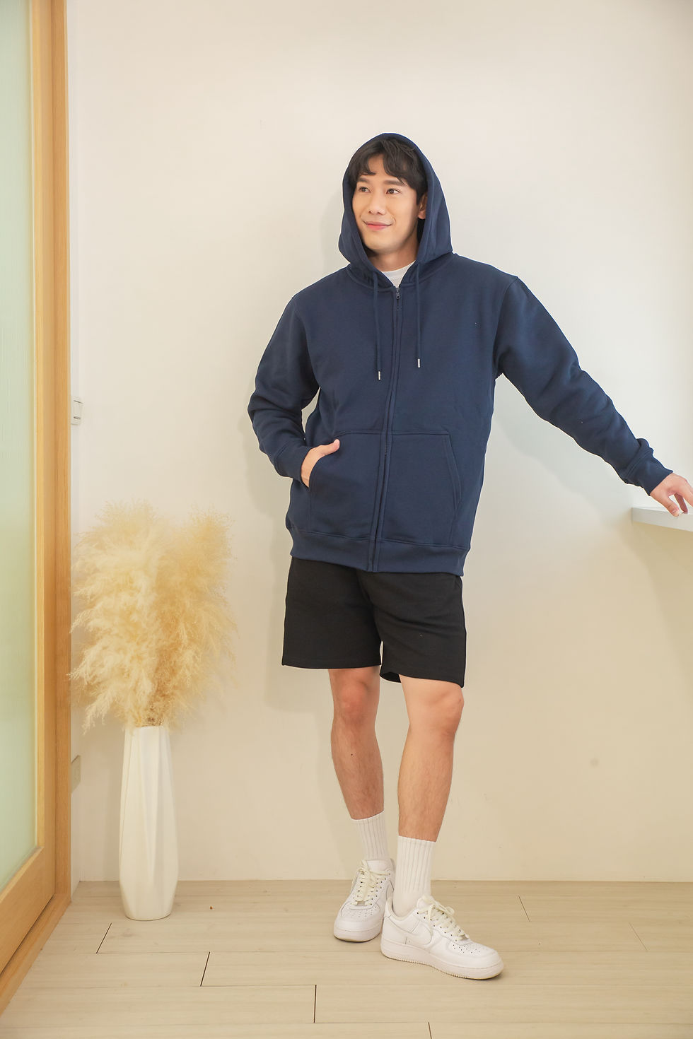 Thumbnail: TOP HOODIE TH03 亞規保暖刷毛連帽拉鍊外套