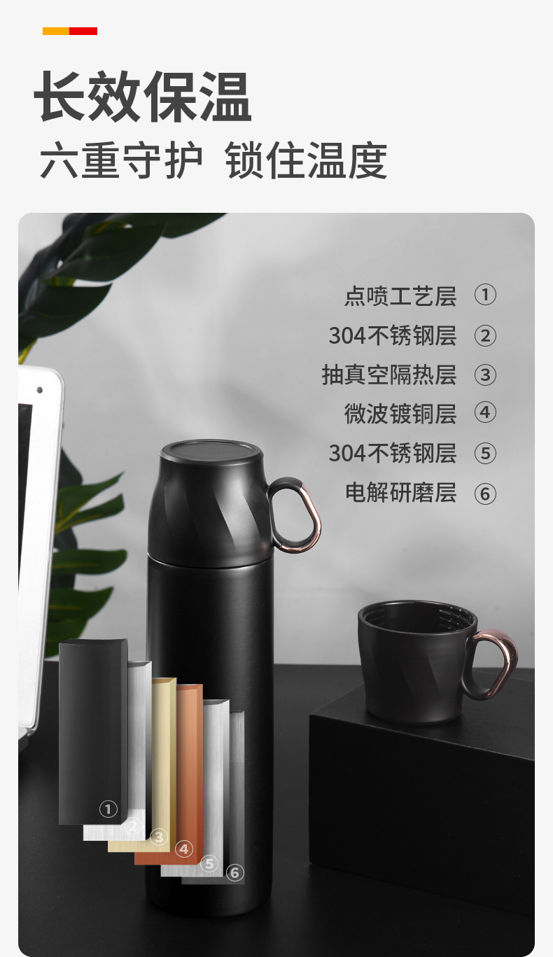 杯子保溫瓶男女商務禮品不銹鋼杯(含轉印) 5