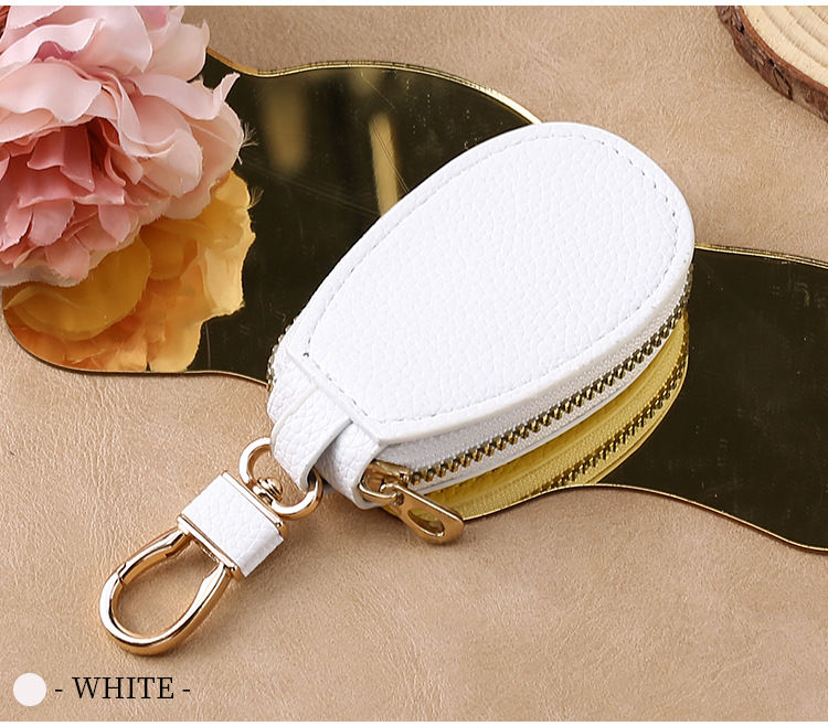 Thumbnail: 迷你汽車鑰匙包男女通用汽車鑰匙收納包創意時尚簡約掛飾鑰匙圈