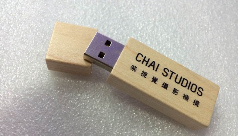 商務禮品防水木製行動碟(含轉印) 5