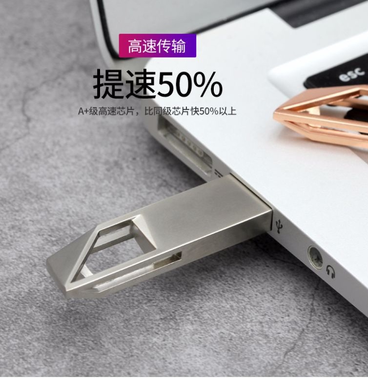 立體幾何金屬行動碟(含轉印)4GB 3