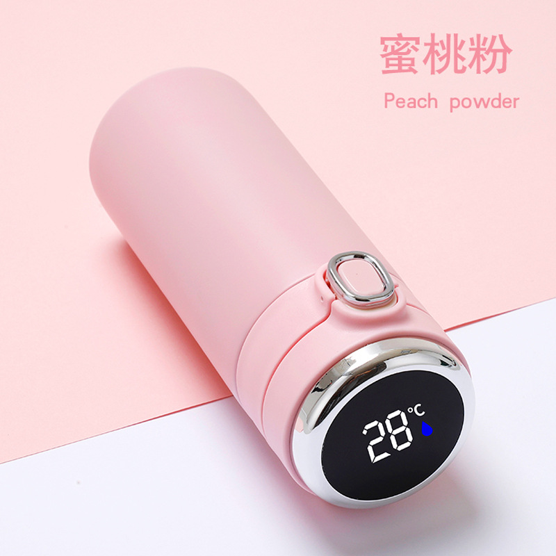 創意不銹鋼304真空保溫杯智能測溫瓶(含轉印) 3