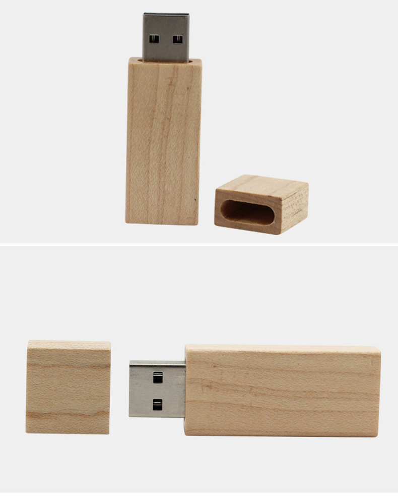 商務禮品防水木製行動碟(含轉印) 4